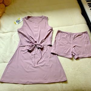 NWT Halara Athletic Dress and Shorts (runs small)